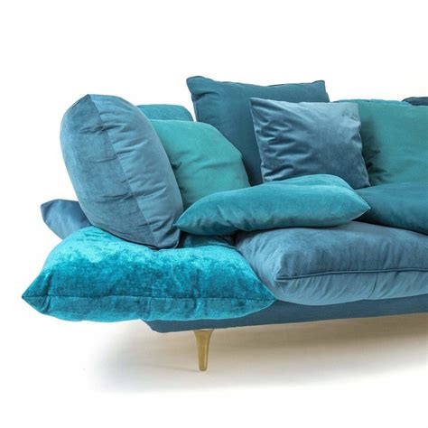 Canapé Comfy Sofa Blue de Marcantonio L 300 cm Seletti Designer