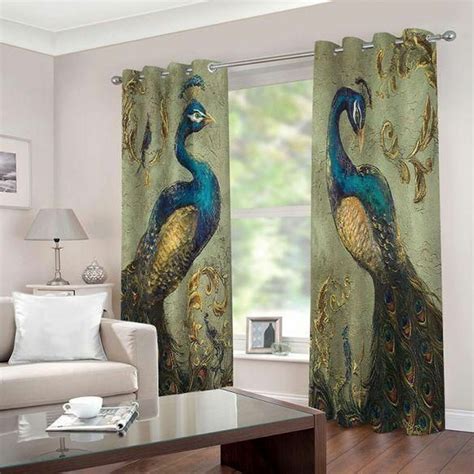 Order Paisley Design Natural Peacock Window Curtain From Brightroomy Now