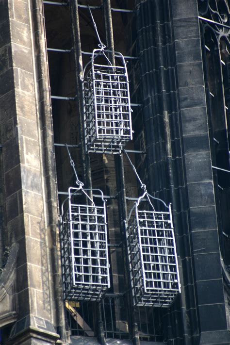 Cages Of The Leaders Of The M Nster Rebellion At The Steeple Of St