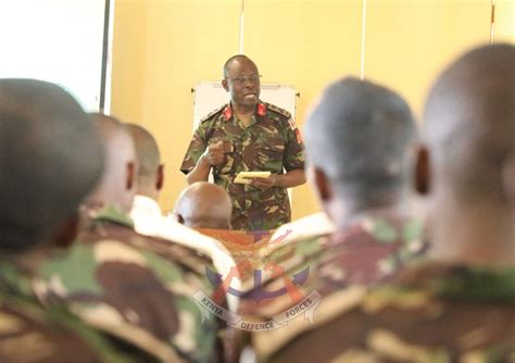 kenya defence forces troops  isiolo apprised  finance management