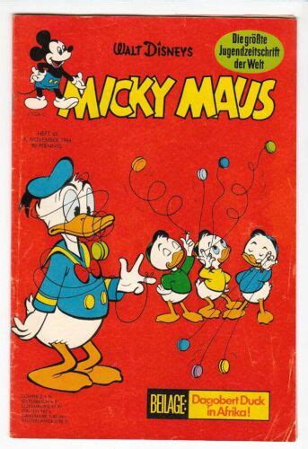 Micky Maus 1966 Nr 45 Ehapa Verlag Im Zustand 2 EBay