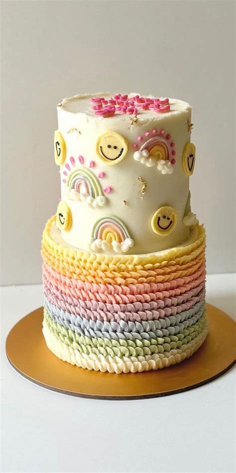 Birthday Cake Inspirations For Every Age Cheerful Cake Design In