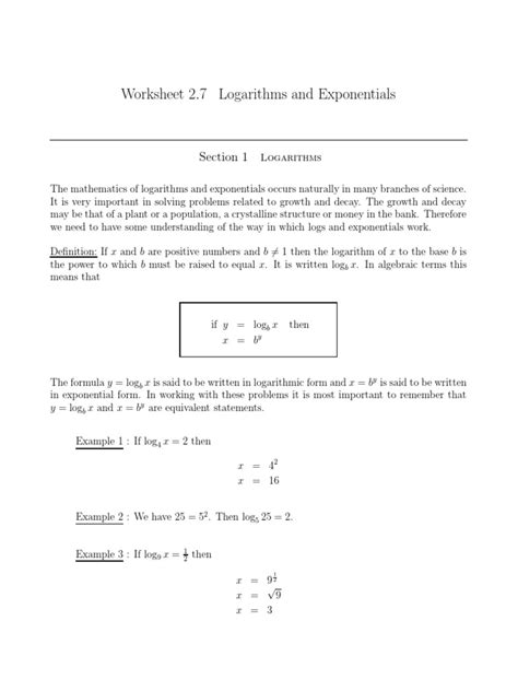 logarithms problems  logarithm discrete mathematics
