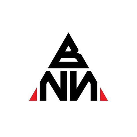 bnn triangle letter logo design  triangle shape bnn triangle logo