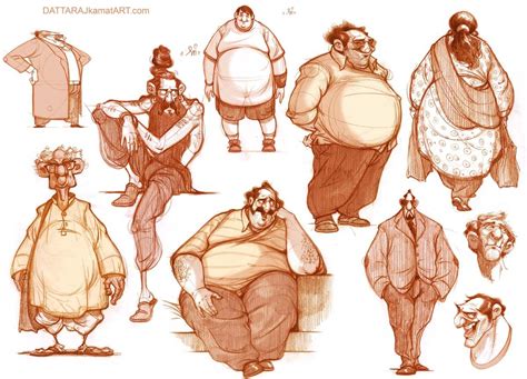 How To Draw Fat Characters