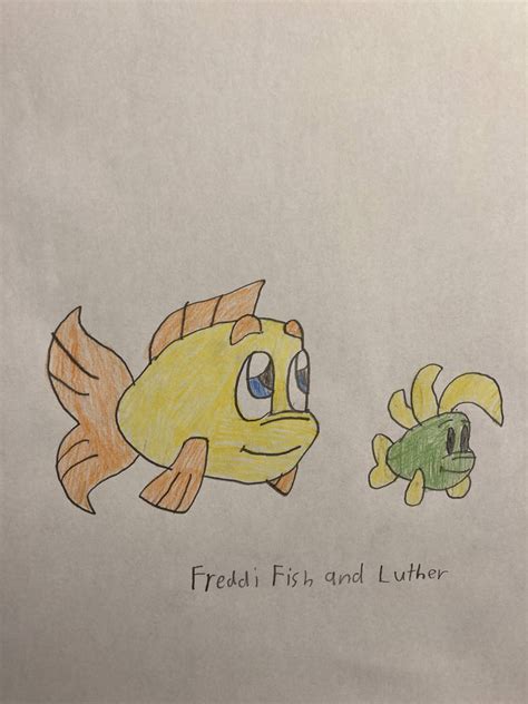 Freddi Fish and Luther by Flipsideart3111 on DeviantArt