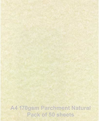 A G M Papier Parchemin Naturel Lot De Feuilles Par Ark