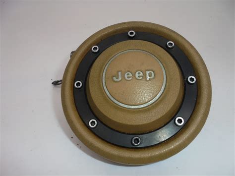 Jeep Cj Yj Spice Steering Wheel Horn Button One Jeep Jeep