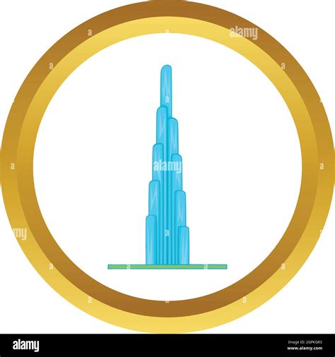 Burj Khalifa Vector Icon Stock Vector Image Art Alamy