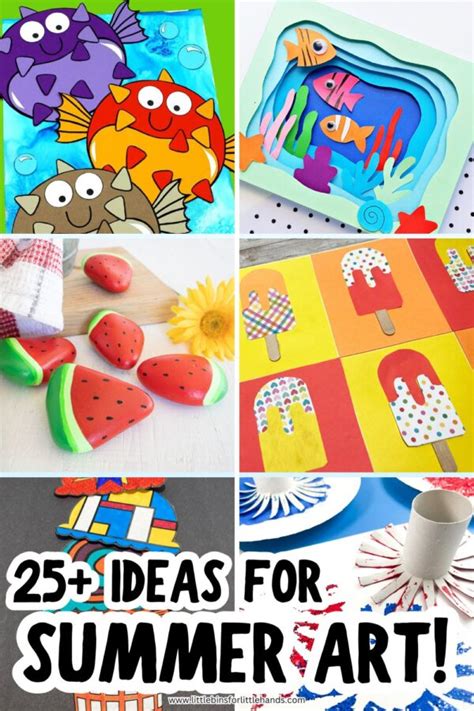 50 Summer Craft Projects For Kids - Little Bins for Little Hands