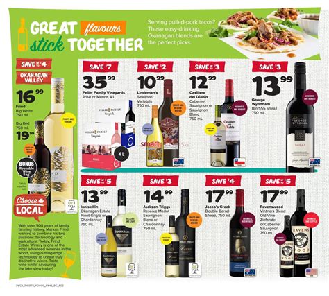 Thrifty Foods Liquor Flyer February 23 To March 1