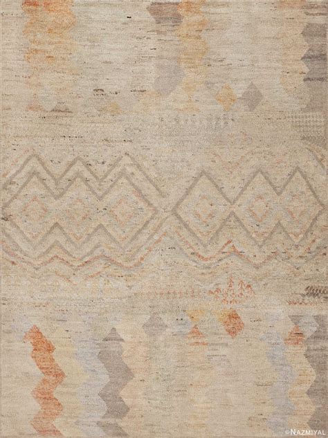 Primitive Design Nomadic Contemporary Modern Area Rug 11067