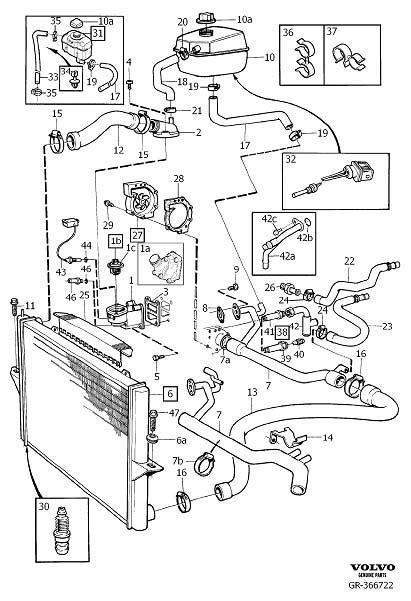 Volvo Xc Engine Coolant Temperature Sensor Iat Sensor