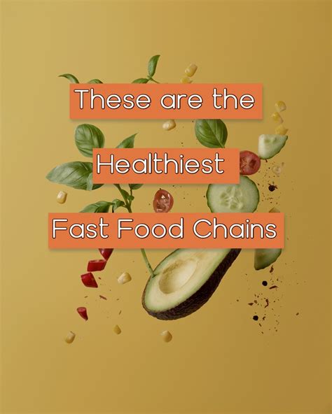 These Are the Healthiest Fast Food Chains – SOEG Consulting