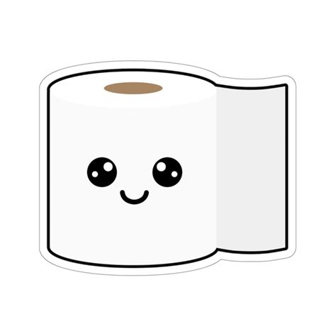 Toilet Paper Sticker Etsy