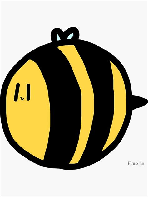 Bumblebee Sticker For Sale By Finnzilla Redbubble