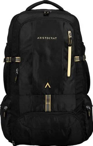 Aristocrat Hike Polyester Hiking Rucksack Backpack Travel Bags Black