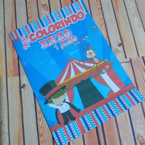 Revista De Colorir Circo Elo7 Produtos Especiais