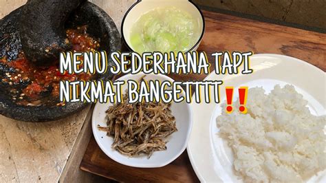 RESEP SAYUR BENING OYONG DAN SOUN Menu Sederhana Tapi Enak YouTube