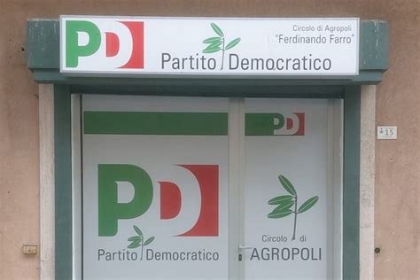 Nuovo Segretario Pd Di Agropoli Dubbi Di Pesce Tutto Cambia Per Non