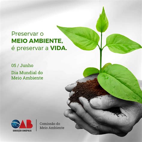 Oab Dia Mundial Do Meio Ambiente Oab Subseção Eunápolis Destaca