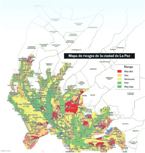 Mapa De Riesgos De La Ciudad De La Paz Infoupdate Org