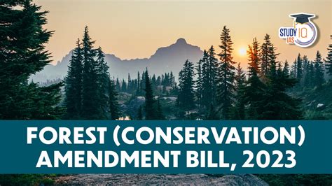 Forest Conservation Amendment Bill 2023