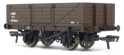 Rapido 937007 Lms Diag 1666 5 Plank Open Wagon217624in Lms Bauxite