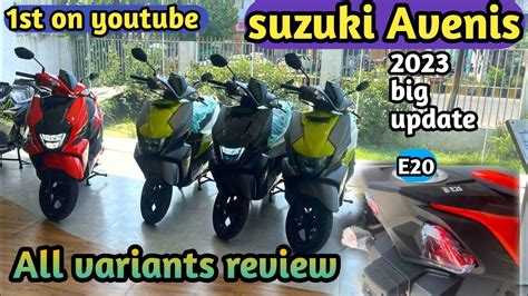 Suzuki Avenis 125 E20 OBD2 Price Mileage Features All Colours Review