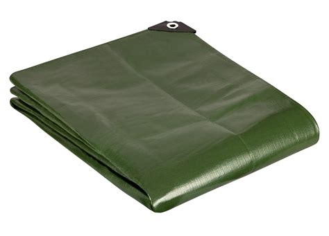 GardenMate 3x3m 10ftx10ft Tarpaulin Waterproof Heavy Duty Green