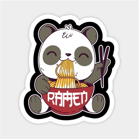 Kawaii Cute Anime Panda Otaku Japanese Ramen Noodles Gift Kawaii