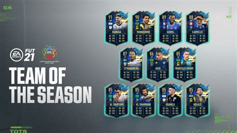 Saudi Pro League Team of the Season TOTS FUT 21 Officiële EA