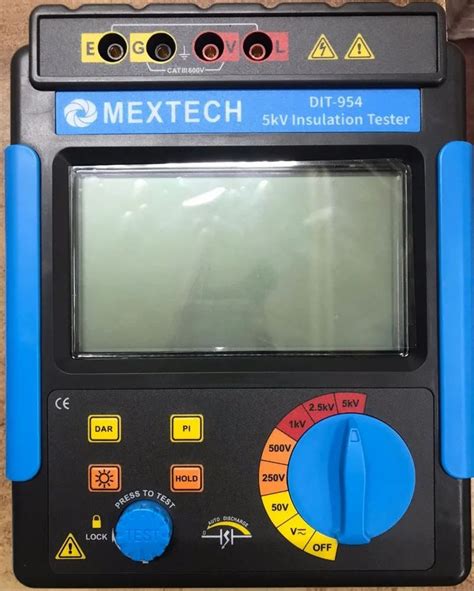 Blue MEXTECH DIGITAL INSULATION TESTER DIT 954 For Industrial