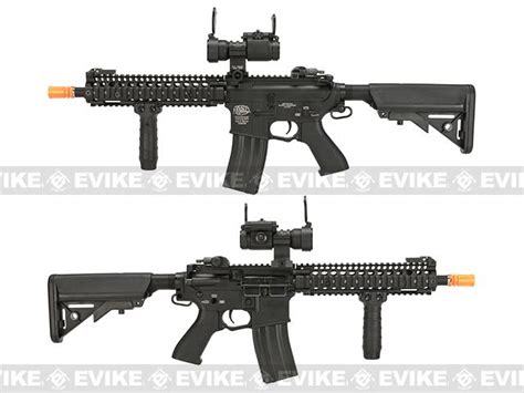 G P Custom Defender M Sbr Airsoft Aeg Rifle Black Package Add