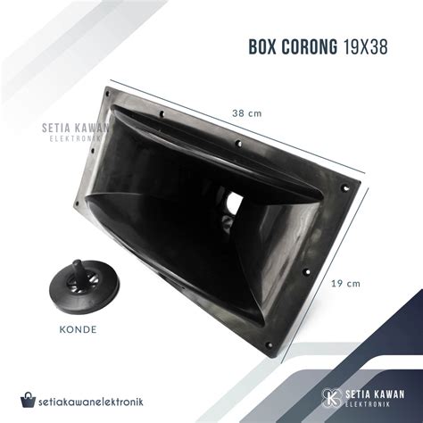 Jual Corong Tweter Box Speaker X Konde Horn Twiter Daun