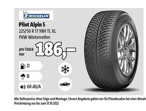 Michelin Pilot Alpin 5 Angebot bei Automeister - 1Prospekte.de