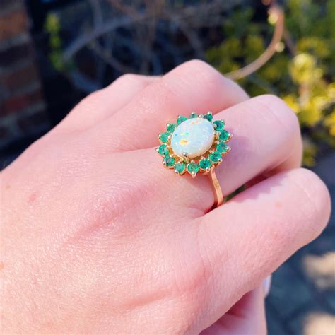 Emerald And Opal Ring Shop Bellvalefarms