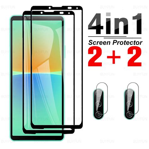 Cristal Protector De Pantalla 4 En 1 Para Sony Xperia 1 10 IV Vidrio