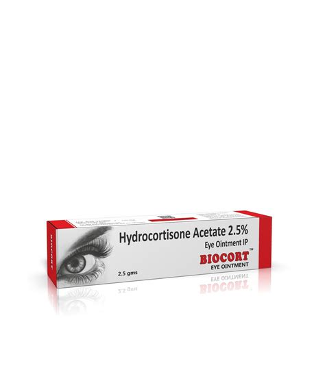 25 Hydrocortisone Acetate Eye Ointment Packaging Size 25 Gm