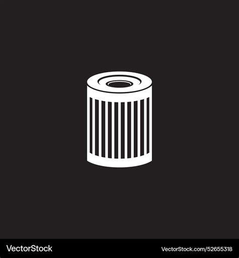 Oil Filter Icon Royalty Free Vector Image Vectorstock