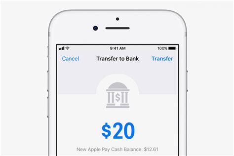 how to transfer apple pay to bank account