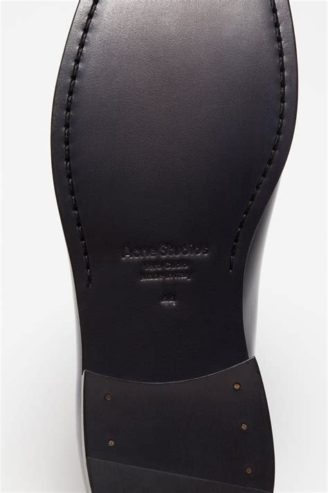 Acne Studios - Leather loafers - Black