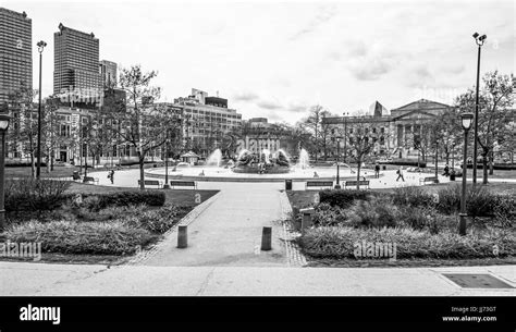 Swan Memorial Fountain in Philadelphia at Logan Square - PHILADELPHIA ...