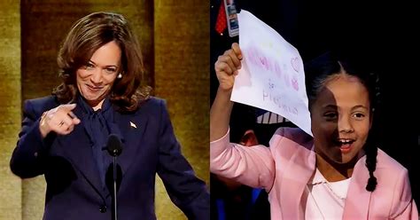 Photo Of Kamala Harris And Great Niece At Dnc Goes Viral