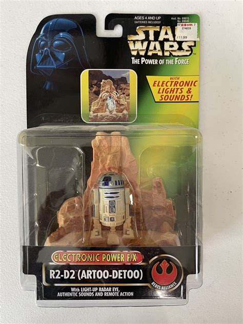 Star Wars The Power Of The Force Electronic Power F X R2 D2 1996 Kenner New Ebay