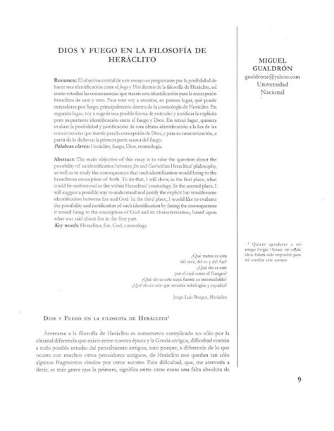 Pdf Dios Y El Fuego En La Filosof A De Her Clito Dokumen Tips