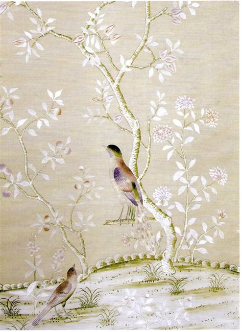 De Gournay Hand Dyed Silk Wallpaper For House Of Lavande S Walls De