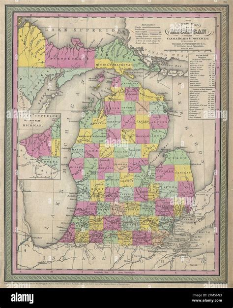 World Atlas Michigan Map Discounts Stores