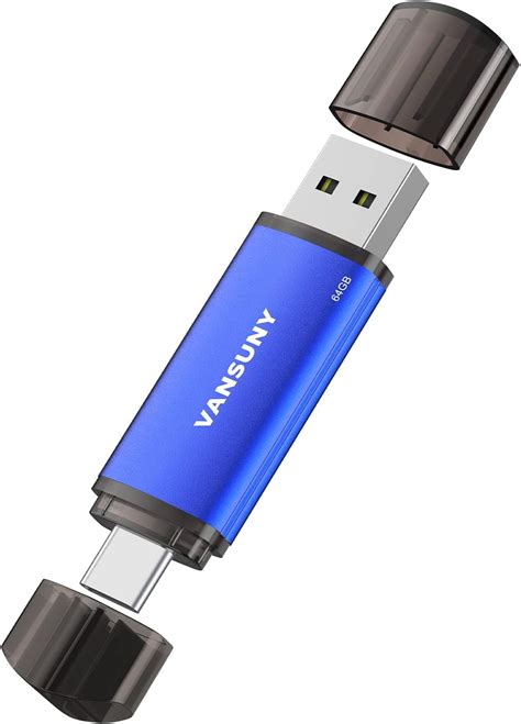 Vansuny Clé USB de type C 2 en 1 64 Go double USB A USB C OTG pour