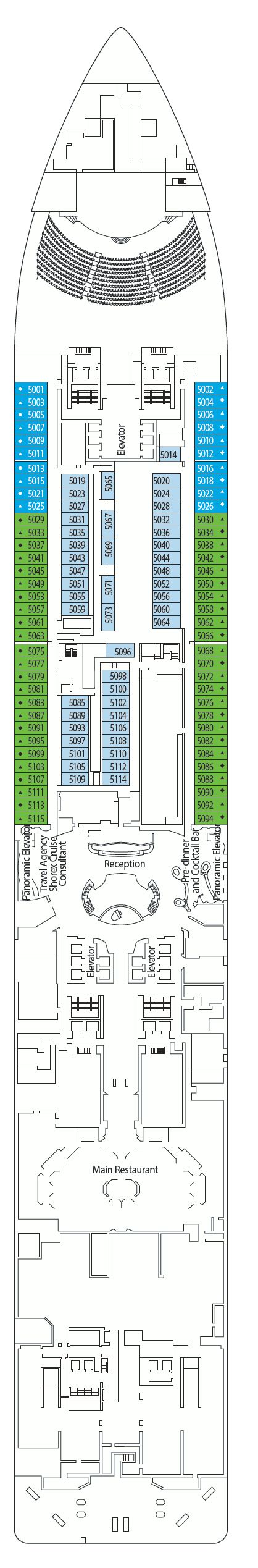 MSC Meraviglia Deck Plans